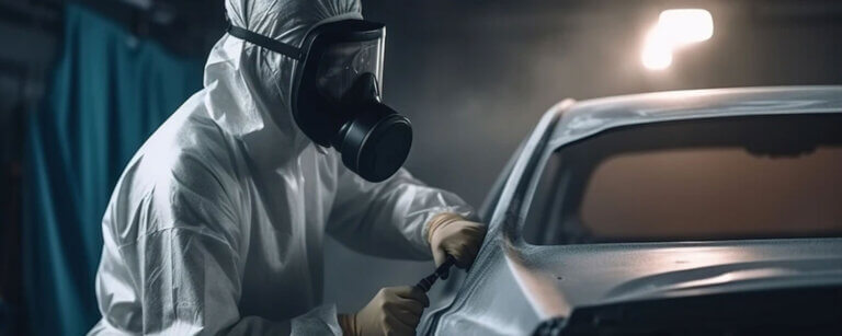 Fahrzeuglackierung Sissach | Fahrzeuglackierer lackiert Fahrzeug