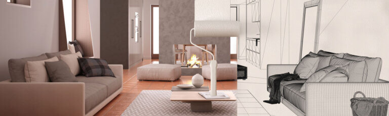 Umbau und Renovationen in Solothurn | Vorher-Nachher Konzept für Wohnzimmer